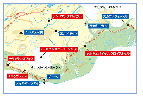 南アイスランド1map